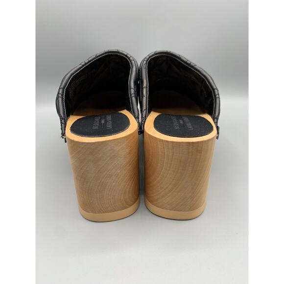 AEROSOLES Aware Laura Ashley Pedro Black Slip-On Shoes Clogs Women's Size 6.5 - Picture 10 of 14